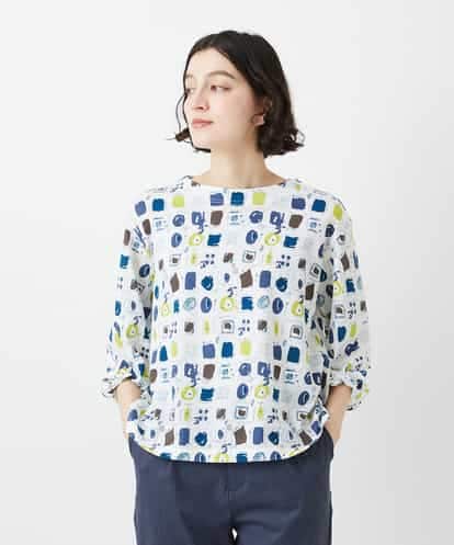 NHKGD20230  [日本製]マーベラステンジクプリントカットソー