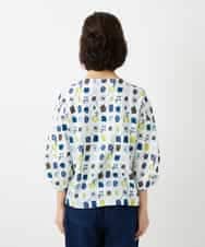 NHKGD20230 GIANNI LO GIUDICE(小さいサイズ)(メゾン ドゥ サンク) [日本製]マーベラステンジクプリントカットソー グリーン系