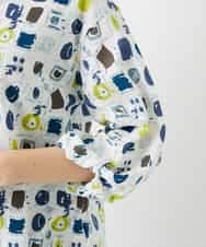 NHKGD20230 GIANNI LO GIUDICE(小さいサイズ)(メゾン ドゥ サンク) [日本製]マーベラステンジクプリントカットソー グリーン系