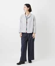 NHKGD20230 GIANNI LO GIUDICE(小さいサイズ)(メゾン ドゥ サンク) [日本製]マーベラステンジクプリントカットソー グリーン系