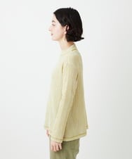 NHKGD30190 GIANNI LO GIUDICE(小さいサイズ)(メゾン ドゥ サンク) [日本製]カールマイヤーチェックカットソー ベージュ