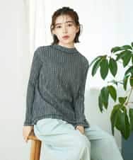 NHKGD30190 GIANNI LO GIUDICE(小さいサイズ)(メゾン ドゥ サンク) [日本製]カールマイヤーチェックカットソー ベージュ