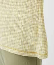 NHKGD30190 GIANNI LO GIUDICE(小さいサイズ)(メゾン ドゥ サンク) [日本製]カールマイヤーチェックカットソー ベージュ