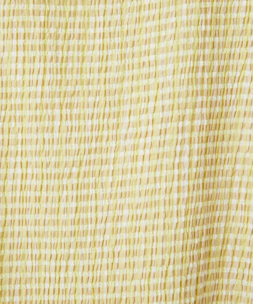 NHKGD30190 GIANNI LO GIUDICE(小さいサイズ)(メゾン ドゥ サンク) [日本製]カールマイヤーチェックカットソー ベージュ