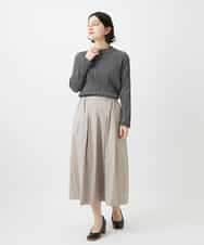 NHKGD30190 GIANNI LO GIUDICE(小さいサイズ)(メゾン ドゥ サンク) [日本製]カールマイヤーチェックカットソー ベージュ