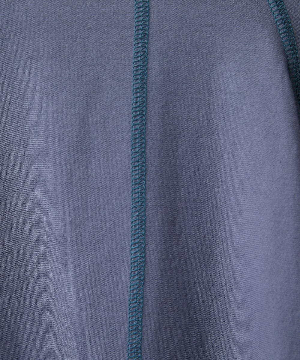 NHKGE40210 GIANNI LO GIUDICE(小さいサイズ)(メゾン ドゥ サンク) クールローレルスカイコットTシャツ ラベンダー