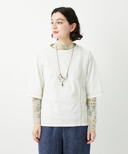 NHKGE40210 GIANNI LO GIUDICE(小さいサイズ) クールローレルスカイコットTシャツ