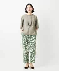 NHKGE40210 GIANNI LO GIUDICE(小さいサイズ)(メゾン ドゥ サンク) クールローレルスカイコットTシャツ ラベンダー