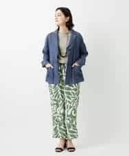 NHKGE40210 GIANNI LO GIUDICE(小さいサイズ)(メゾン ドゥ サンク) クールローレルスカイコットTシャツ ラベンダー