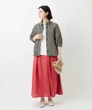 NHKGE40210 GIANNI LO GIUDICE(小さいサイズ)(メゾン ドゥ サンク) クールローレルスカイコットTシャツ ラベンダー