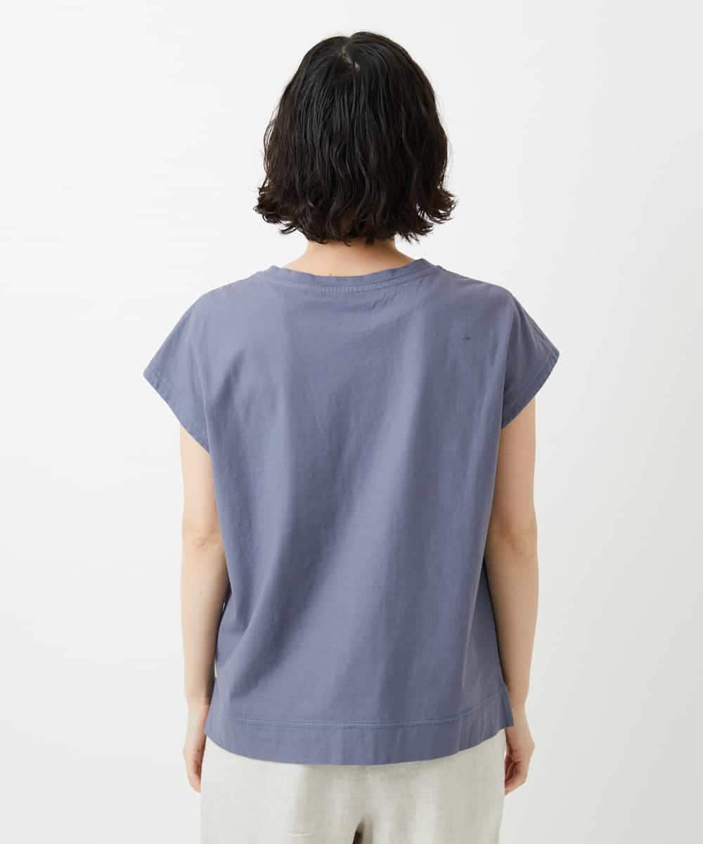 NHKGE41190 GIANNI LO GIUDICE(小さいサイズ)(メゾン ドゥ サンク) クールローレルスリーブレスカットソー ラベンダー