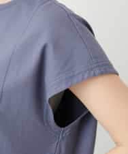 NHKGE41190 GIANNI LO GIUDICE(小さいサイズ)(メゾン ドゥ サンク) クールローレルスリーブレスカットソー ラベンダー