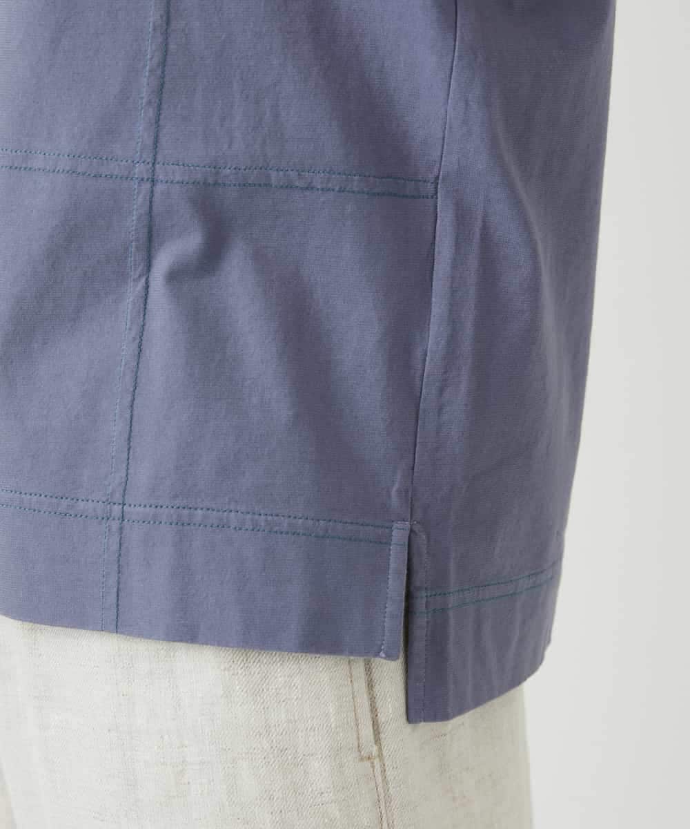 NHKGE41190 GIANNI LO GIUDICE(小さいサイズ)(メゾン ドゥ サンク) クールローレルスリーブレスカットソー ラベンダー