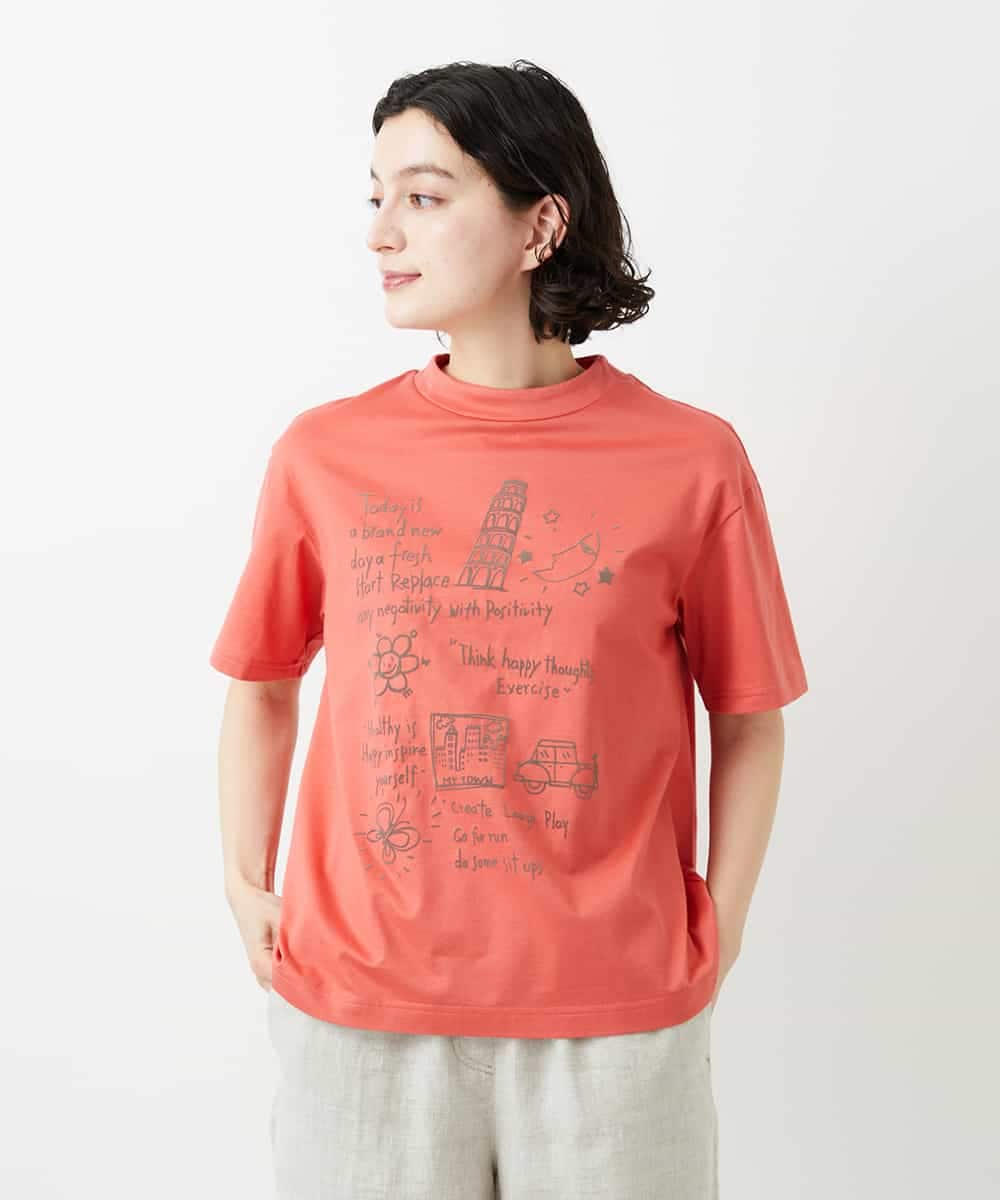 NHKGE42180 GIANNI LO GIUDICE(小さいサイズ)(メゾン ドゥ サンク) [日本製]天竺シルケットカットソー ホワイト