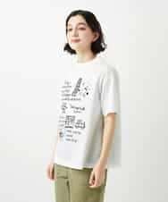 NHKGE42180 GIANNI LO GIUDICE(小さいサイズ)(メゾン ドゥ サンク) [日本製]天竺シルケットカットソー ホワイト