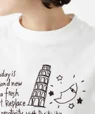 NHKGE42180 GIANNI LO GIUDICE(小さいサイズ)(メゾン ドゥ サンク) [日本製]天竺シルケットカットソー ホワイト