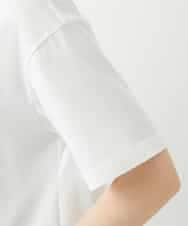 NHKGE42180 GIANNI LO GIUDICE(小さいサイズ)(メゾン ドゥ サンク) [日本製]天竺シルケットカットソー ホワイト