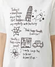 NHKGE42180 GIANNI LO GIUDICE(小さいサイズ)(メゾン ドゥ サンク) [日本製]天竺シルケットカットソー ホワイト