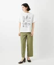 NHKGE42180 GIANNI LO GIUDICE(小さいサイズ)(メゾン ドゥ サンク) [日本製]天竺シルケットカットソー ホワイト