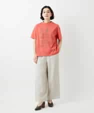 NHKGE42180 GIANNI LO GIUDICE(小さいサイズ)(メゾン ドゥ サンク) [日本製]天竺シルケットカットソー ホワイト