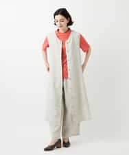 NHKGE42180 GIANNI LO GIUDICE(小さいサイズ)(メゾン ドゥ サンク) [日本製]天竺シルケットカットソー ホワイト