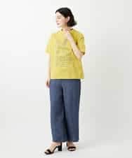 NHKGE42180 GIANNI LO GIUDICE(小さいサイズ)(メゾン ドゥ サンク) [日本製]天竺シルケットカットソー ホワイト