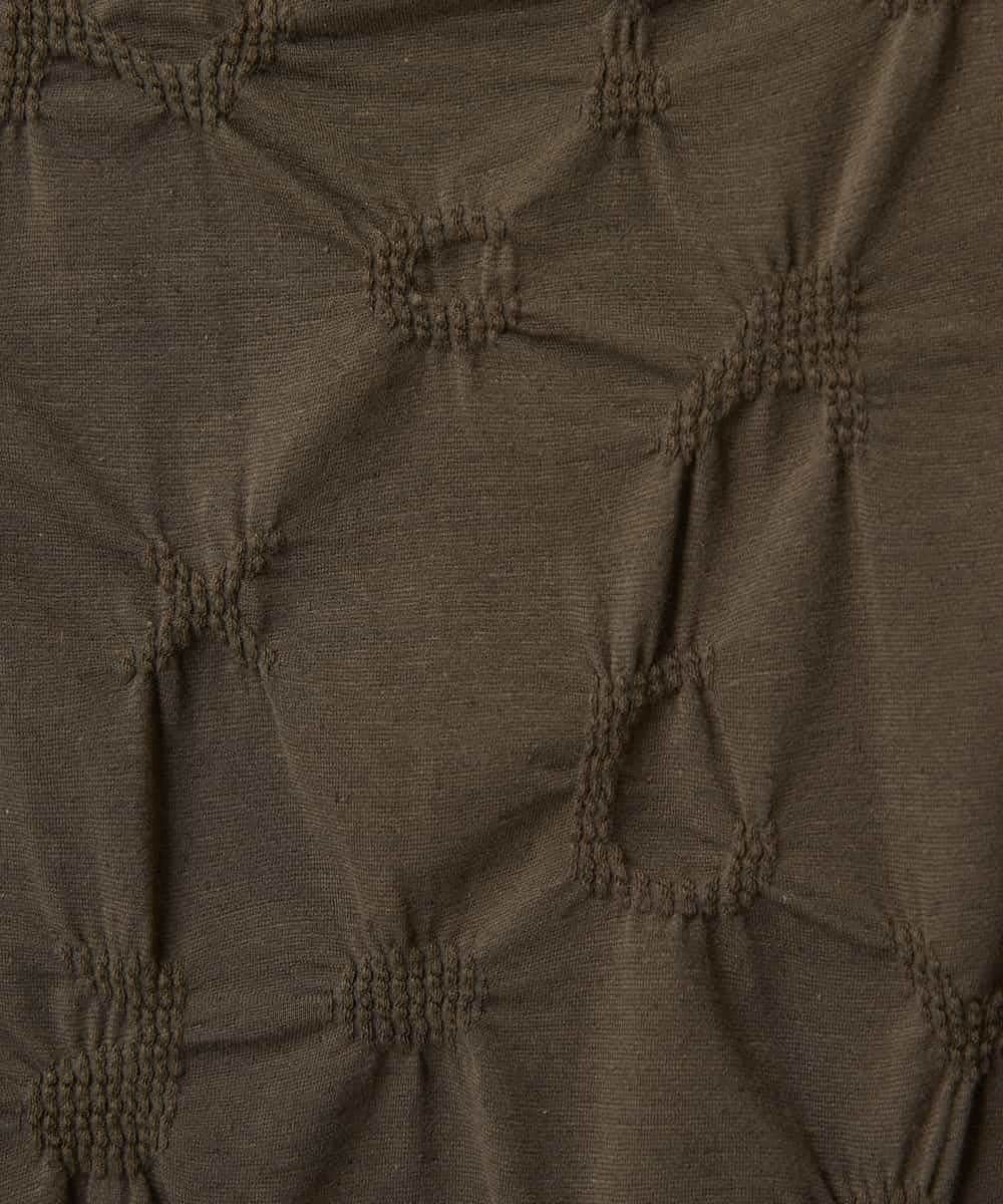 NHKGE46170 GIANNI LO GIUDICE(小さいサイズ)(メゾン ドゥ サンク) [日本製]麻混シャーリングカットソー ライトブルー