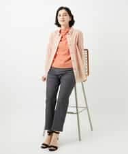 NHKGE48110 GIANNI LO GIUDICE(小さいサイズ)(メゾン ドゥ サンク) [日本製]綿麻ボトルネック天竺カットソー ライトブルー