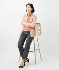 NHKGE48110 GIANNI LO GIUDICE(小さいサイズ)(メゾン ドゥ サンク) [日本製]綿麻ボトルネック天竺カットソー ライトブルー