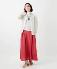 NHKGE48110 GIANNI LO GIUDICE(小さいサイズ)(メゾン ドゥ サンク) [日本製]綿麻ボトルネック天竺カットソー ライトブルー