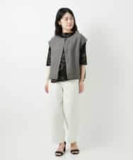 NHKGE50270 GIANNI LO GIUDICE(小さいサイズ)(メゾン ドゥ サンク) [日本製]アイアスポップフラワープリントイレヘムカットソー カーキ