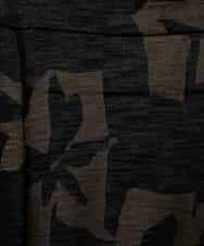 NHKGE50270 GIANNI LO GIUDICE(小さいサイズ)(メゾン ドゥ サンク) [日本製]アイアスポップフラワープリントイレヘムカットソー カーキ