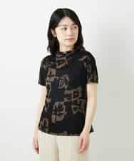 NHKGE51230 GIANNI LO GIUDICE(小さいサイズ)(メゾン ドゥ サンク) [日本製]アイアスポップフラワープリントカットソー カーキ