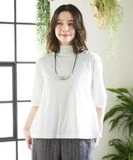 NHKGE52180 GIANNI LO GIUDICE(小さいサイズ)(メゾン ドゥ サンク) [日本製]天竺シルケットカットソー ブラウン