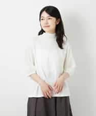 NHKGE52180 GIANNI LO GIUDICE(小さいサイズ)(メゾン ドゥ サンク) [日本製]天竺シルケットカットソー ブラウン