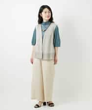 NHKGE52180 GIANNI LO GIUDICE(小さいサイズ)(メゾン ドゥ サンク) [日本製]天竺シルケットカットソー ブラウン