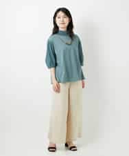 NHKGE52180 GIANNI LO GIUDICE(小さいサイズ)(メゾン ドゥ サンク) [日本製]天竺シルケットカットソー ブラウン