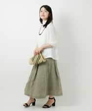 NHKGE52180 GIANNI LO GIUDICE(小さいサイズ)(メゾン ドゥ サンク) [日本製]天竺シルケットカットソー ブラウン