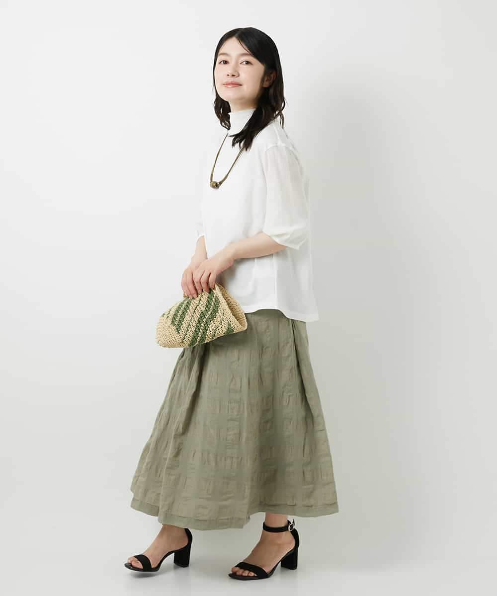 NHKGE52180 GIANNI LO GIUDICE(小さいサイズ)(メゾン ドゥ サンク) [日本製]天竺シルケットカットソー ブラウン