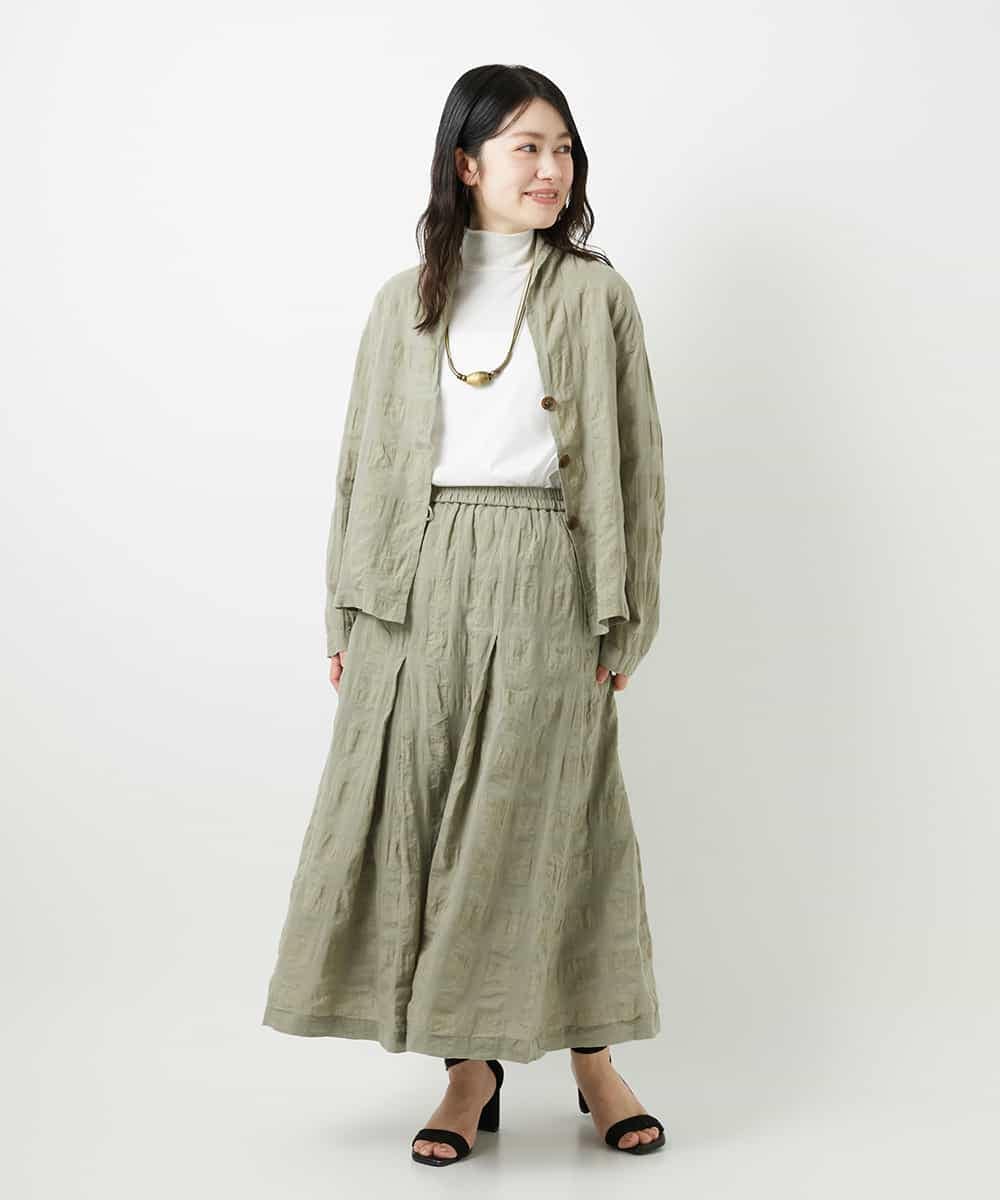 NHKGE52180 GIANNI LO GIUDICE(小さいサイズ)(メゾン ドゥ サンク) [日本製]天竺シルケットカットソー ブラウン