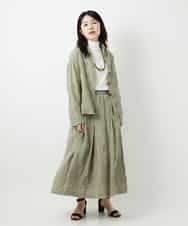 NHKGE52180 GIANNI LO GIUDICE(小さいサイズ)(メゾン ドゥ サンク) [日本製]天竺シルケットカットソー ブラウン