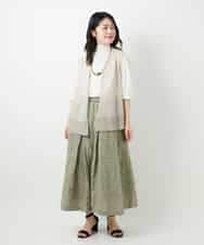 NHKGE52180 GIANNI LO GIUDICE(小さいサイズ)(メゾン ドゥ サンク) [日本製]天竺シルケットカットソー ブラウン