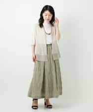 NHKGE52180 GIANNI LO GIUDICE(小さいサイズ)(メゾン ドゥ サンク) [日本製]天竺シルケットカットソー ブラウン