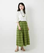 NHKGE52180 GIANNI LO GIUDICE(小さいサイズ)(メゾン ドゥ サンク) [日本製]天竺シルケットカットソー ブラウン