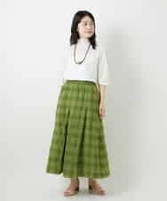 NHKGE52180 GIANNI LO GIUDICE(小さいサイズ)(メゾン ドゥ サンク) [日本製]天竺シルケットカットソー ブラウン