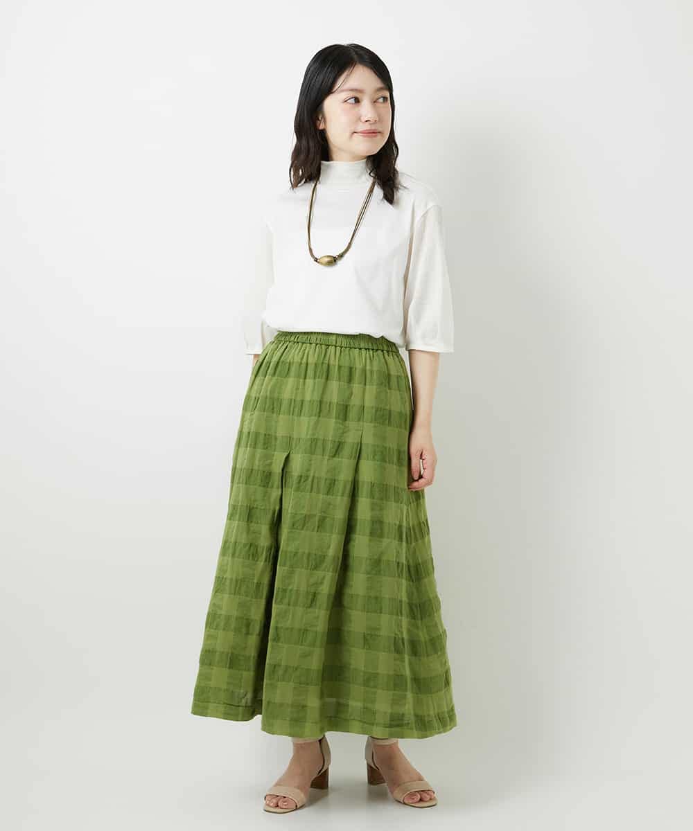 NHKGE52180 GIANNI LO GIUDICE(小さいサイズ)(メゾン ドゥ サンク) [日本製]天竺シルケットカットソー ブラウン