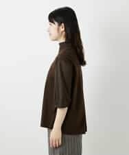 NHKGE52180 GIANNI LO GIUDICE(小さいサイズ)(メゾン ドゥ サンク) [日本製]天竺シルケットカットソー ブラウン