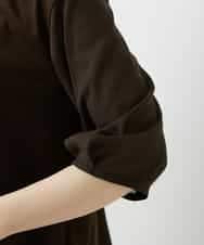 NHKGE52180 GIANNI LO GIUDICE(小さいサイズ)(メゾン ドゥ サンク) [日本製]天竺シルケットカットソー ブラウン