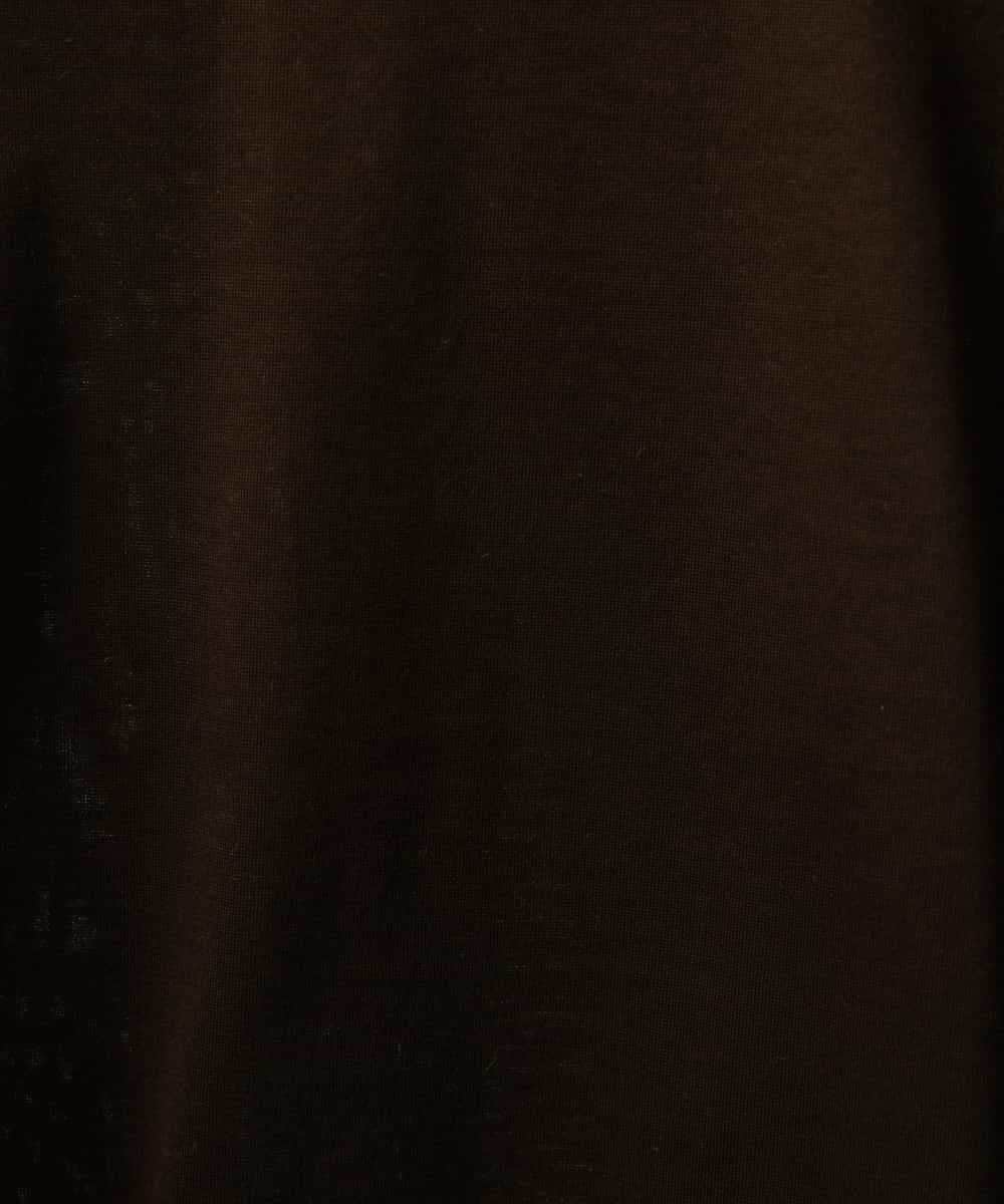 NHKGE52180 GIANNI LO GIUDICE(小さいサイズ)(メゾン ドゥ サンク) [日本製]天竺シルケットカットソー ブラウン