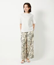 NHKGE53250 GIANNI LO GIUDICE(小さいサイズ)(メゾン ドゥ サンク) [日本製]シルケット天竺カットソー カーキ